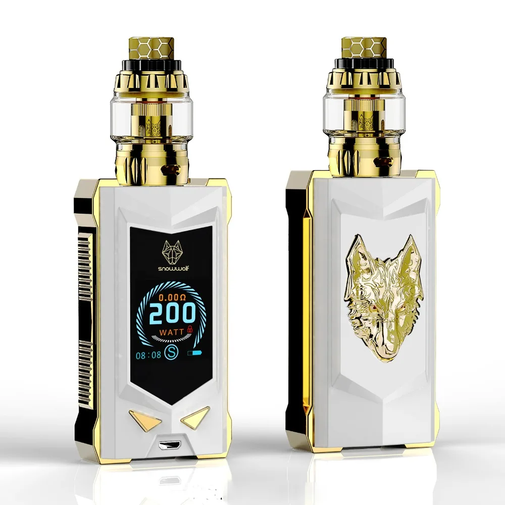 NEWEST electronic cigarette kit vape kit original of sigelei snowwolf mfeng 200W SUPER POWER