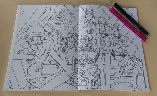 90 Coloring Book One Piece Picture HD