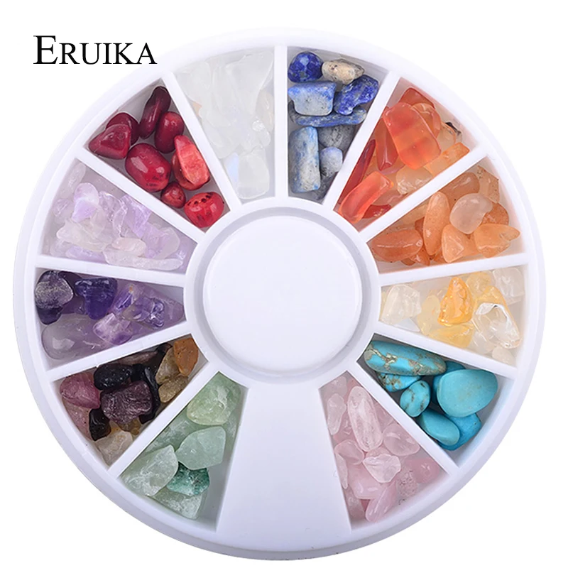 

ERUIKA 1Wheel Rhinestones for Nail Strass Nails 3D Nail Art Stone Nail Art Decorations Steering-wheel 3D Caviar Beads Studs