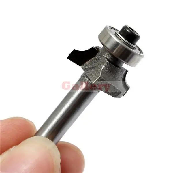 

2 Pcs Lot 1/8 Inch Cutting Radius 1/4x1 4 Woodworking Roundover Bit Router Tool Drill