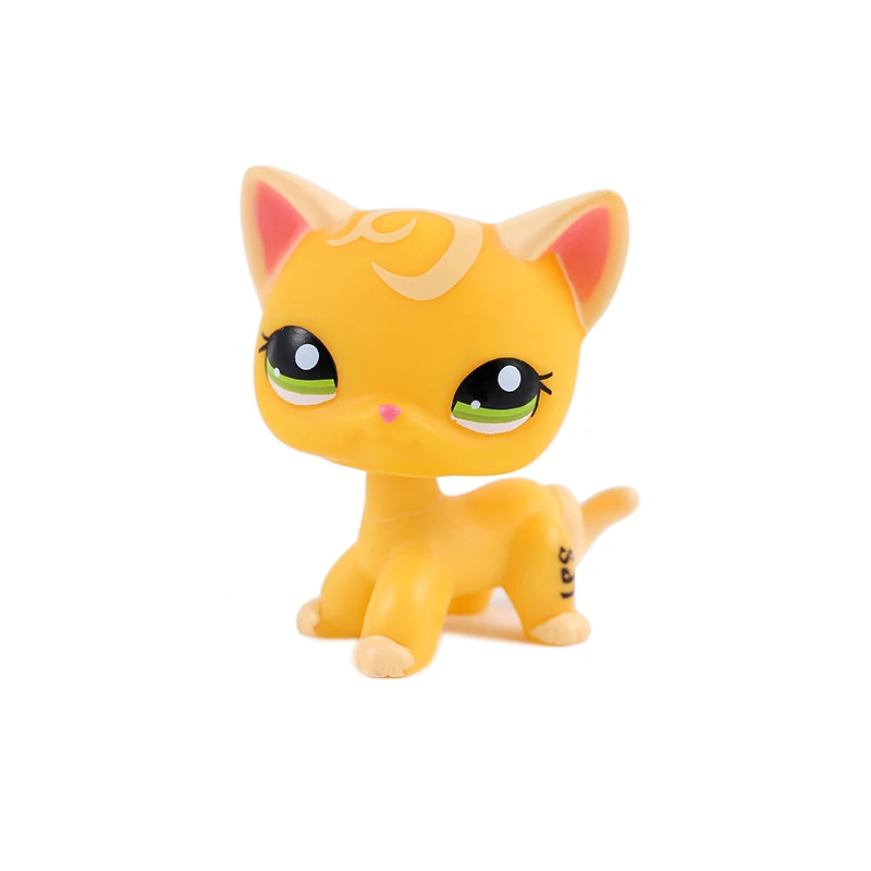 

Rare Standing Pet Shop Lps Toys Grey White Short Hair Cat Dog Collie Dachshund Cocker Spaniel Great Dane Child Toy Gift