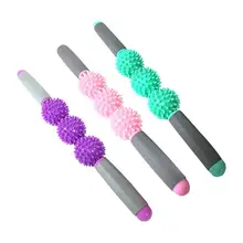 Spiky Ball Massage Roller Stick Body Muscle Massager Yoga font b Fitness b font Equipment Self
