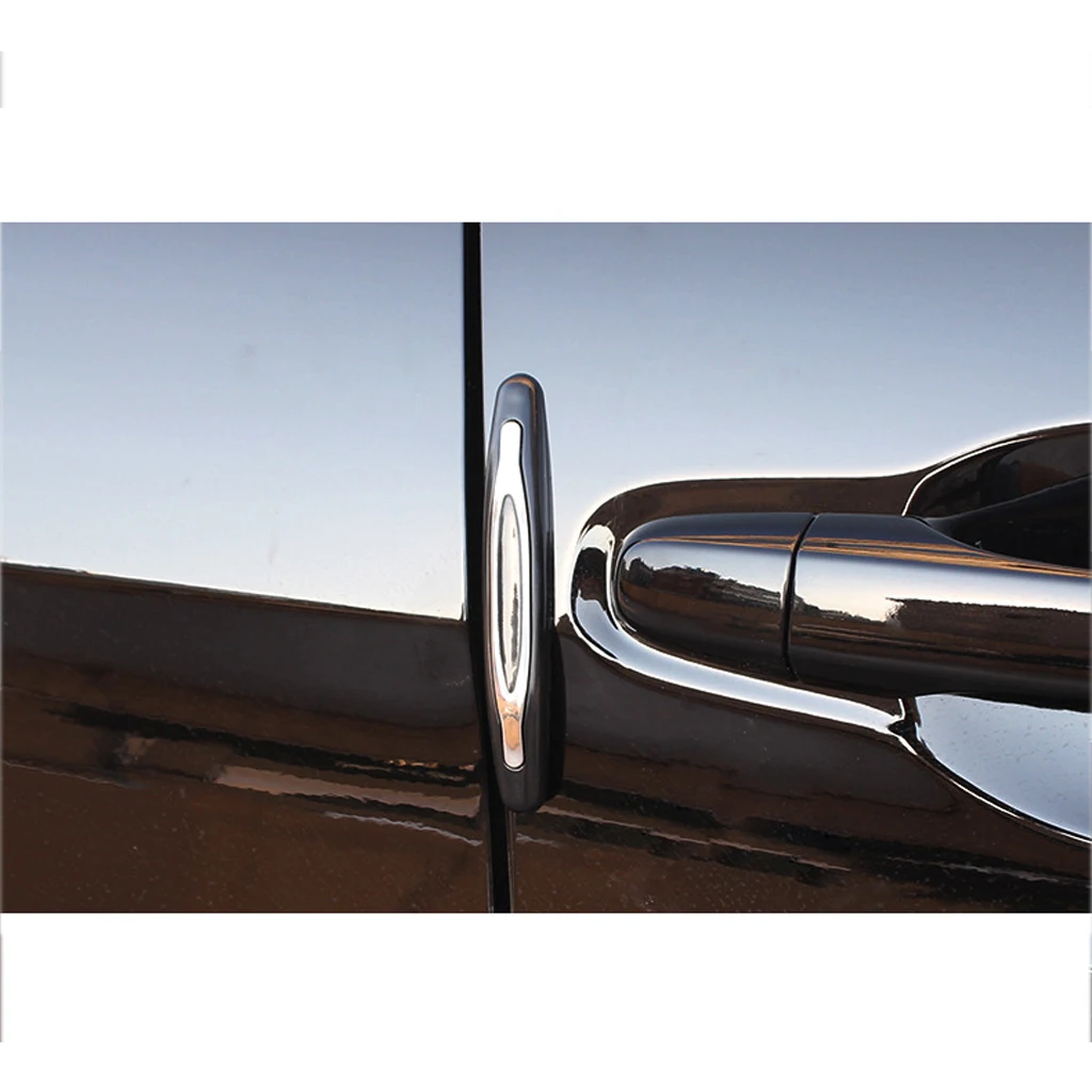 4 Pieces Universal Car Door Edge Bumper Protector Guard Sticker Self Adhesive Scratch Resistant 