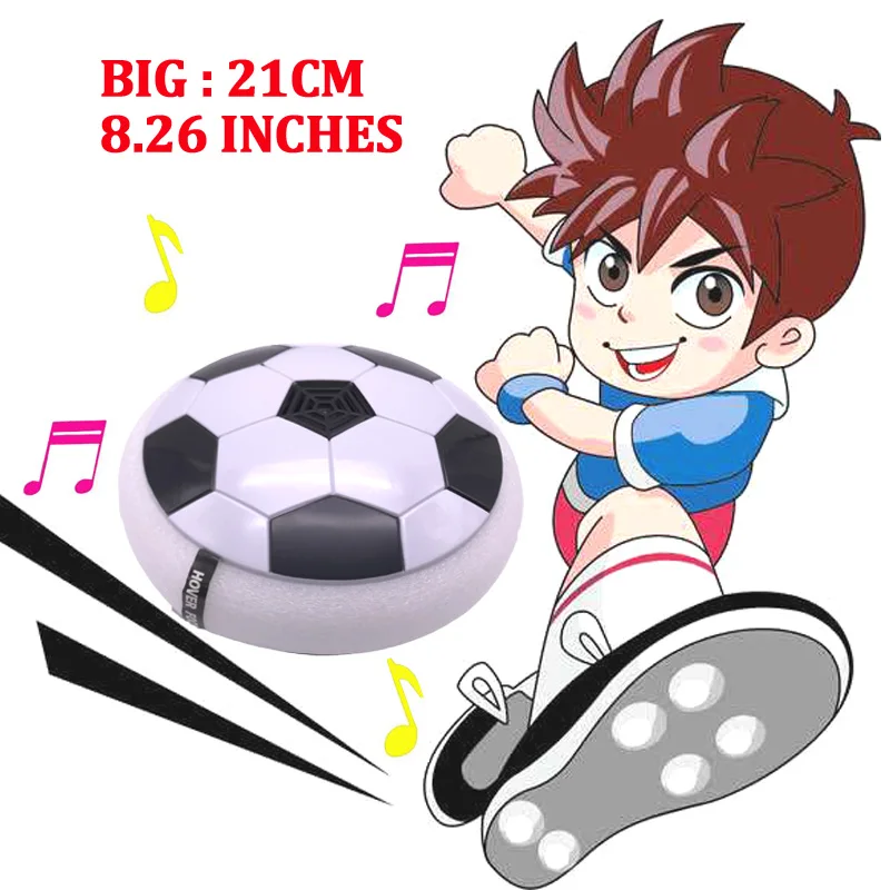 

Hover Ball LED Flashing Air Power Soccer soccer Training Play Balls Disc Indoor Football Toy Multi-Surface Hovering Gliding Toys