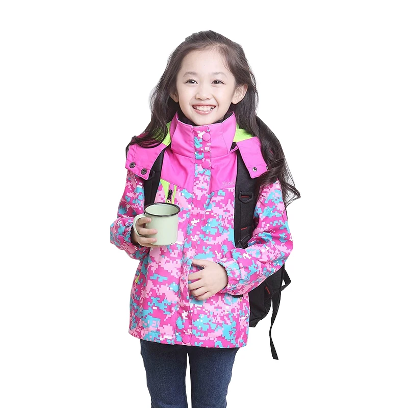 

2018 Autumn Winter Children Girls Jackets Hooded Waterproof Windproof Kids Coats For Teenage Girls Meninas Jaquetas Casacos