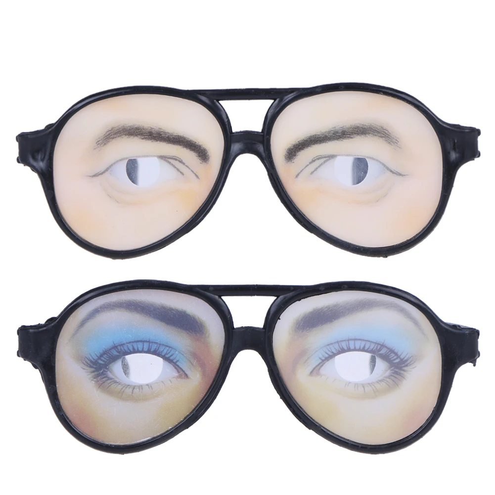 

Funny Costume Eye Glasses Toy Halloween Party Prop Gag Gift Man Woman Eye Glasses Decoration Halloween Toy