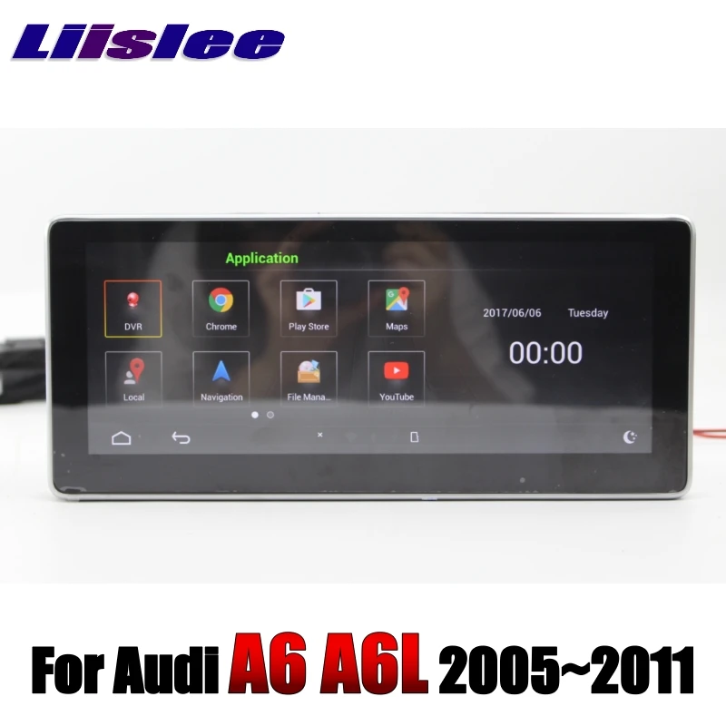 Liislee Car Multimedia Player NAVI For Audi A6 A6L 2005~2011 Original Car System 10.25 inch Radio Stereo GPS Screen Navigation 5
