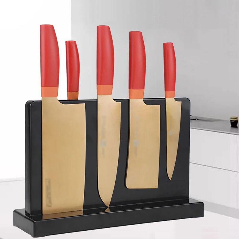  Double Side Powerful Magnet Kitchen Knife Holder Resin Knife Block Rack Magnet Universal Organizer  - 33011292185