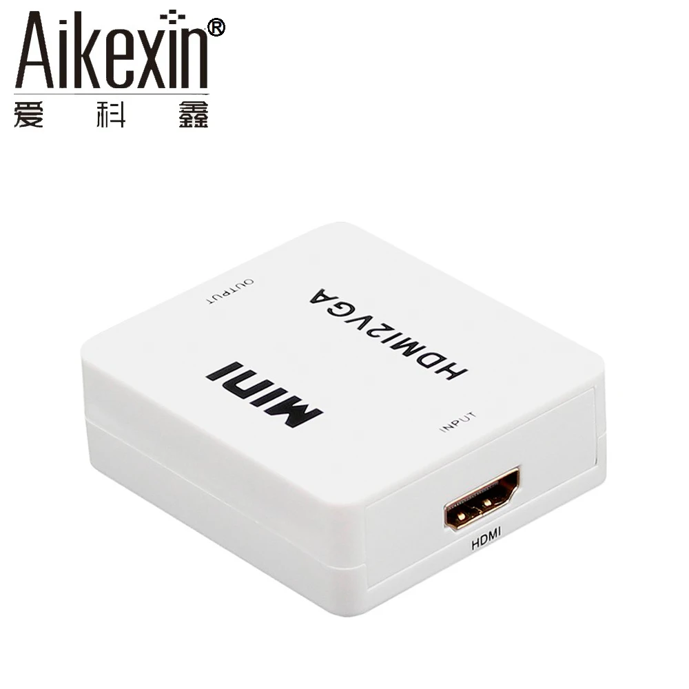 Адаптер Aikexin Mini HDMI VGA с аудиоразъемом 3 5 мм Переходник мама папа|mini hdmi to vga|mini hdmihdmi vga