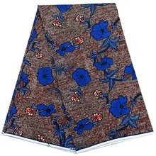 Голландский парафин Анкара Африканский Воск принты ткань последние постельное белье Чистый хлопок с рисунком узор 6 ярдов