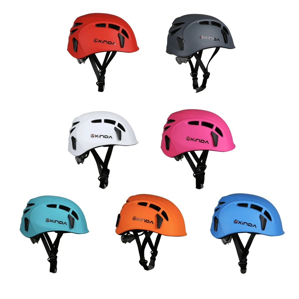 

Professional High Strength Climbing Hard Hat Outdoor Caving Boating Fishing Rescue Safety Helmet Various Colors