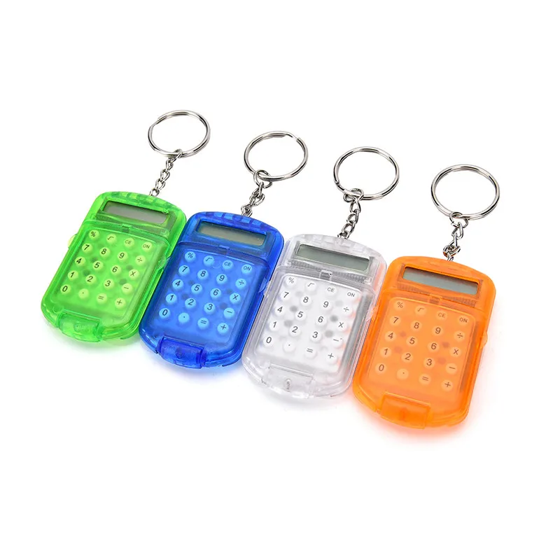 Buy 1PC New Mini Pocket Calculator ABS Transparent
