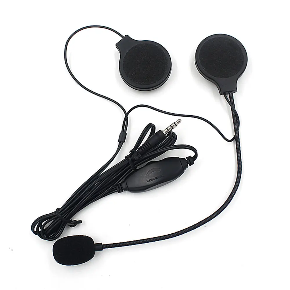 WUPP GPS MP3 Moto Helmet Headset Modified Motorcycle Helmet Intercom Headphones Accessories 3.5mm Plug Diameter