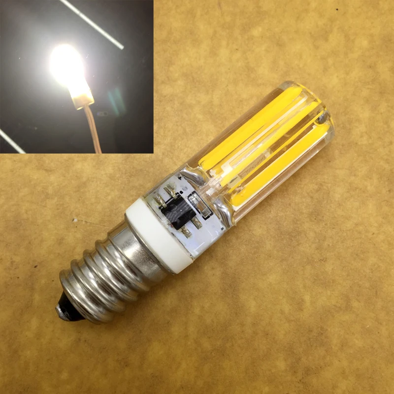 

New LED E14 Corn Lamp Bulb AC 200V 220V 240V Dimmable 10W COB SMD LED Lighting Lights replace Halogen Crystal Chandelier