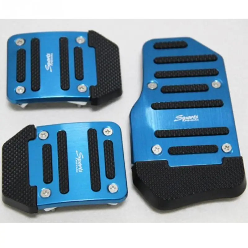 

Good Quality Non-slip Car Auto Vehicle Accelerator Brake Foot Pedal Cover Pad 3pcs Per Set Aluminium Alloy