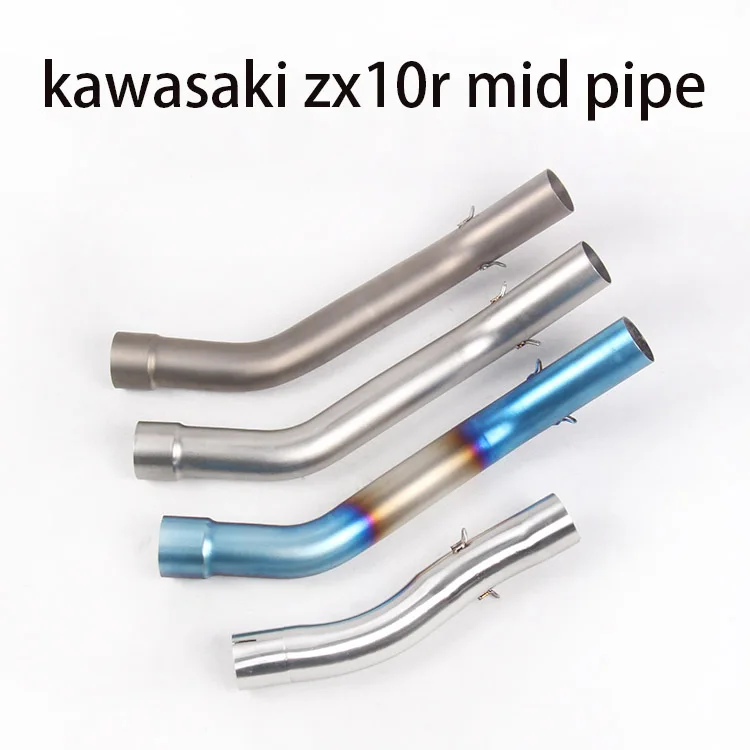 Motorcycle exhaust Middle pipe Stainless steel titanium mid exhaust