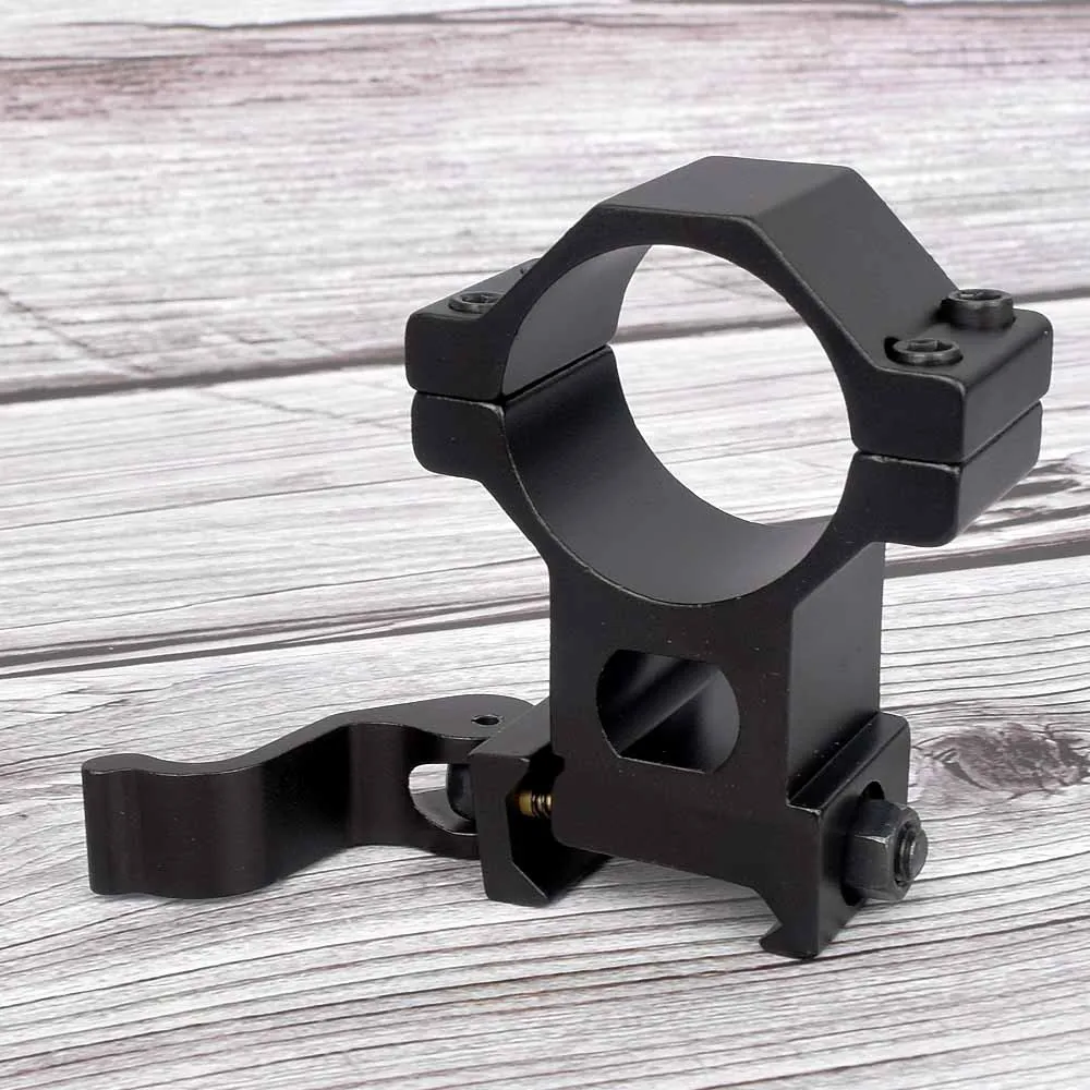 

30mm / 25.4mm 1" Ring Quick Release Scope Mount Adapter 20mm Rail Weaver Picatinny Flashlight Hunting Caza