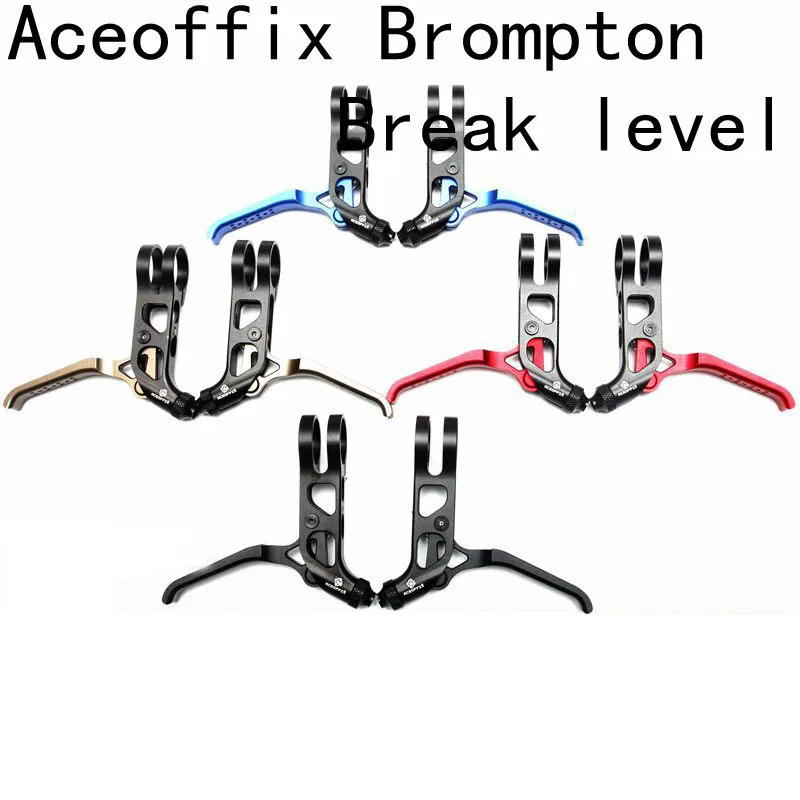 4 цвета Aceoffix для велосипеда Brompton тормозной рычаг ручки овальная перфорация