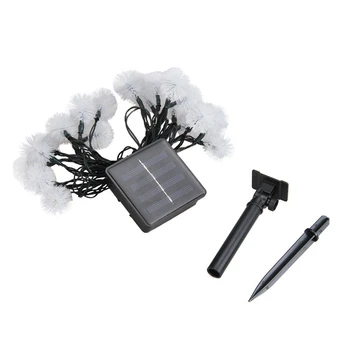 

CNIM Hot 3V 1.2w 20 LED Solar dandelion ball Light String Multicolor