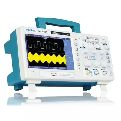 

HANTEK DSO5102BM 100 MHZ Dual CH Digital Oscilloscope 2MB memory depth 1GSa/s 7'' TFT LCD High Resolution 800x400 USB
