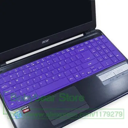 Клавиатура Защитная крышка из термопластичного полиуретана(15,6 Для acer Aspire E5-511G E15 Es1-512 Vn7-791G Extensa 2508 Es1-531 Ex2519 Ek-571G - Цвет: allpurple