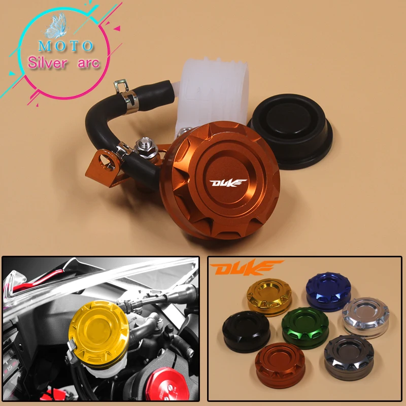

Motorcycle Brake Fluid Reservoir Clutch Tank Oil Fluid Cup For KTM KTM Duke 125 200 390 690 990 1090 Adventure/R