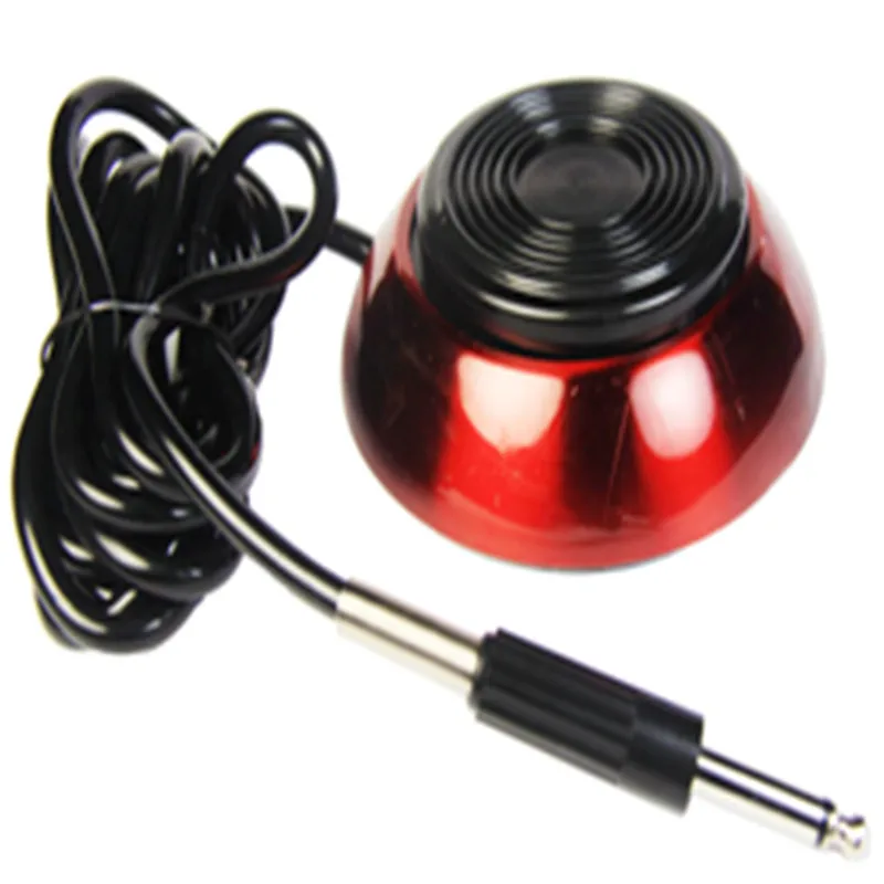 

Professional Round Red Color 1.8 Meters Stainless Steel Tattoo Foot Pedal Switch Equipment Supply Tattoo Clipcord DZ-04R