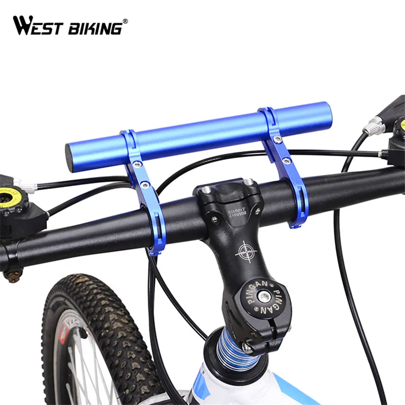 handlebar extender for lights