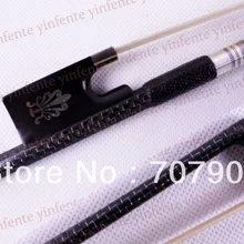 4/4 Скрипка Лук высокого качества углеродного волокна серебряный цвет лук струны