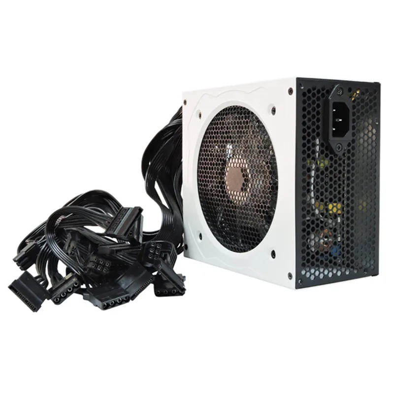 700W PC Power Supply 700W ATX Computer Power Supply Desktop Gaming PC PSU Active PFC 120MM Fan 90-2