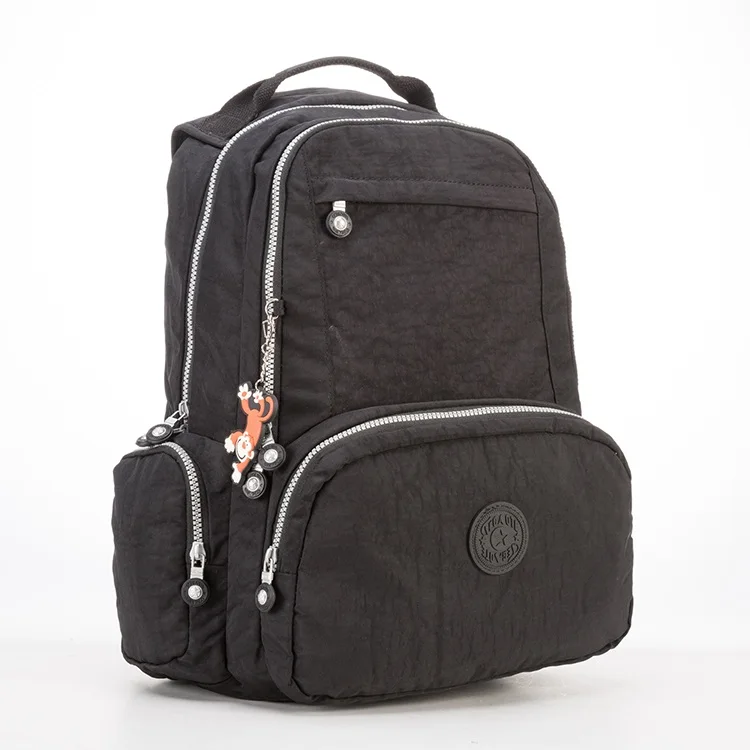 TEGAOTE, женские рюкзаки, школьный рюкзак для девочек-подростков, Mochila Feminina Escolar, нейлоновый рюкзак для путешествий, для ноутбука, женский рюкзак, Sac A Dos - Цвет: black