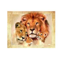 Эйген фото алмазов картина пользовательские животных Львы 5d алмазов картина Рождество Вышивка diy Вышивка крестом Рождественский Декор Горячая 925