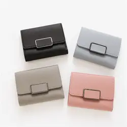 Простые Модные короткие бумажник для девочек студентов элегантные женские портмоне и кошельки