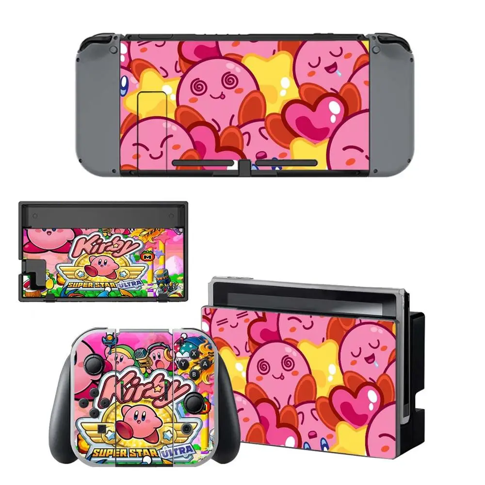 Сменные наклейки Switch Skin kirby Nintendo, сменные наклейки, совместимые с консолью Nintendo doswitch, Joy-Con, контроллером - Цвет: YSNS0498