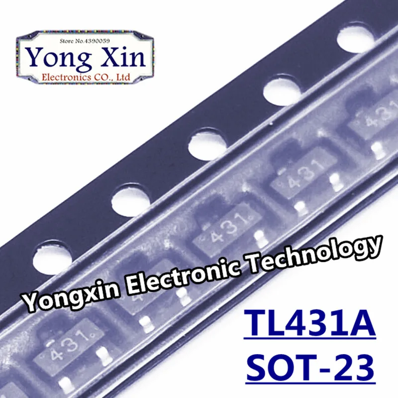 50 шт. TL431 SOT TL431A 23 431 SMD|Регуляторы напряж./стабилизаторы| |