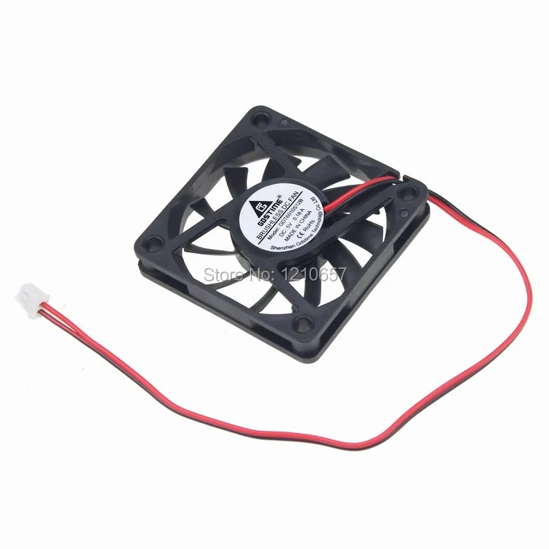 5 шт./партия Охлаждающие вентиляторы для процессора DC 5V 2P 60mm 60x60x10mm 6010S|cooling fan|processor