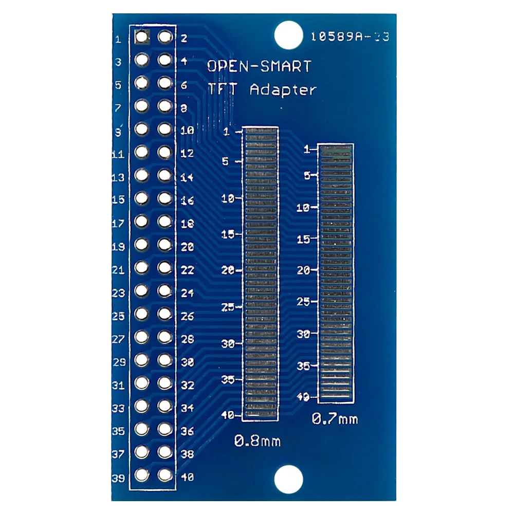 

2PCS 40PIN TFT Adapter Breakout Module Multi-pitch fpc Adapter with pitch 0.7/ 0.8/ 1.0/ 1.2mm suitable for TFT LCD screen