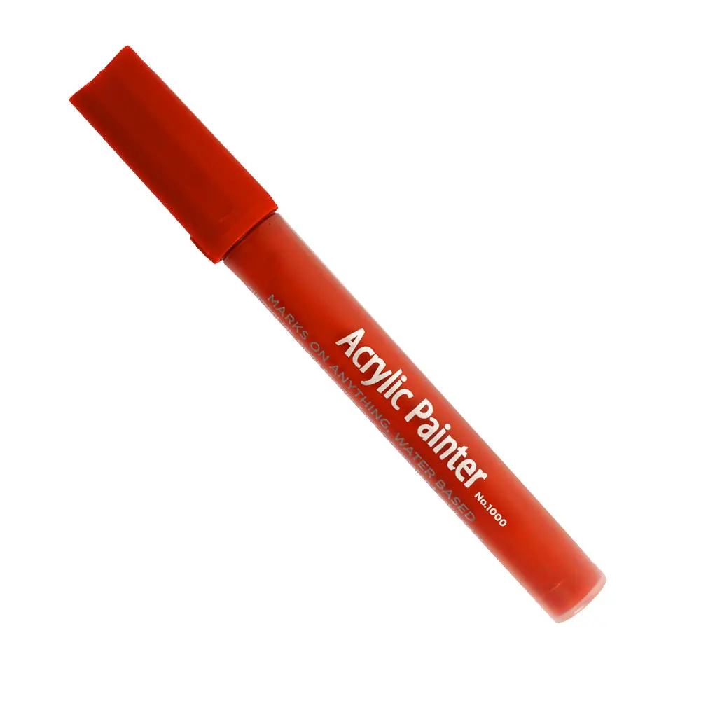 Цвет: желтый Acrylic Paint Pen Plastic Mug Rock Painting Craft Projects Wood Graffiti Premium School Office Stationery Porcelain - Цвет: Цвет: желтый