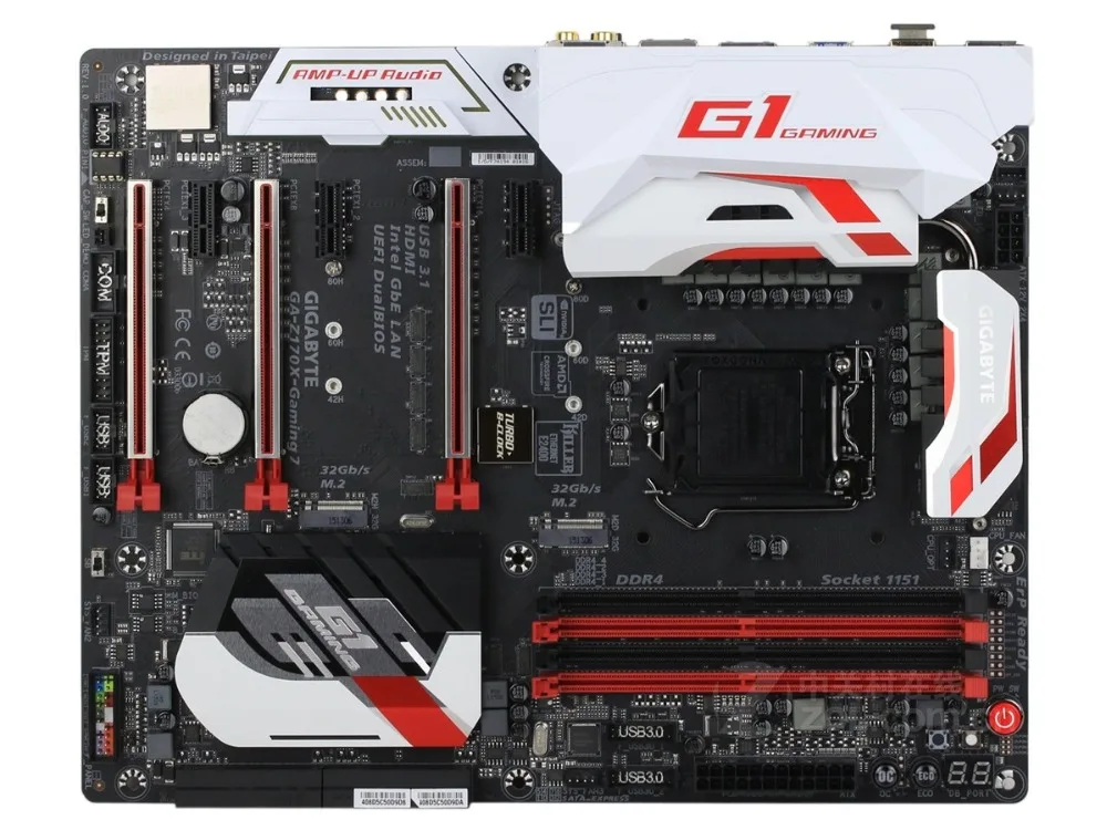 

Gigabyte GA-Z170X-GAMING 7 Desktop Motherboard Z170X-GAMING 7 Z170 LGA 1151 i7 i5 i3 DDR4 64G SATA3 USB3.1 HDMI DP M.2 ATX