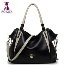 Foxer marke frauen aus echtem leder sollte tasche weibliche luxus taschen & tote frauen mode handtaschen