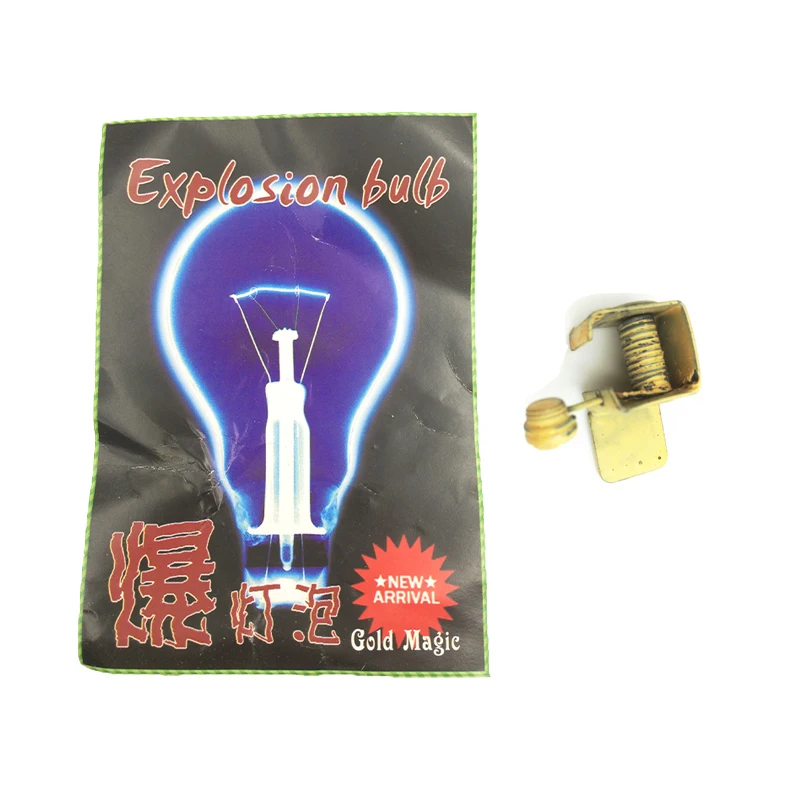 

1pcs Exploding Light Bulb close up Magic Trick created by Yigal Mesika as seen on Criss Angel's TV show illusion Mentalism E3028