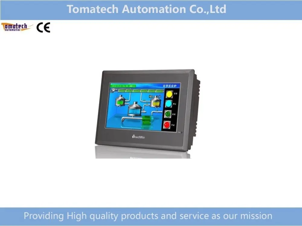 

TG765-UT 7" LCD 800*480 resolution 16 million TFT ture color XINJE best quolity tHMI touch screen for PLC or motion controller