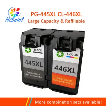 

Hisaint 2Pcs Printer Ink Cartridge For Canon 445 446 PG445 CL446 For Canon Pixma iP2840 MG2440 Ink Jet Printer Free Shipping