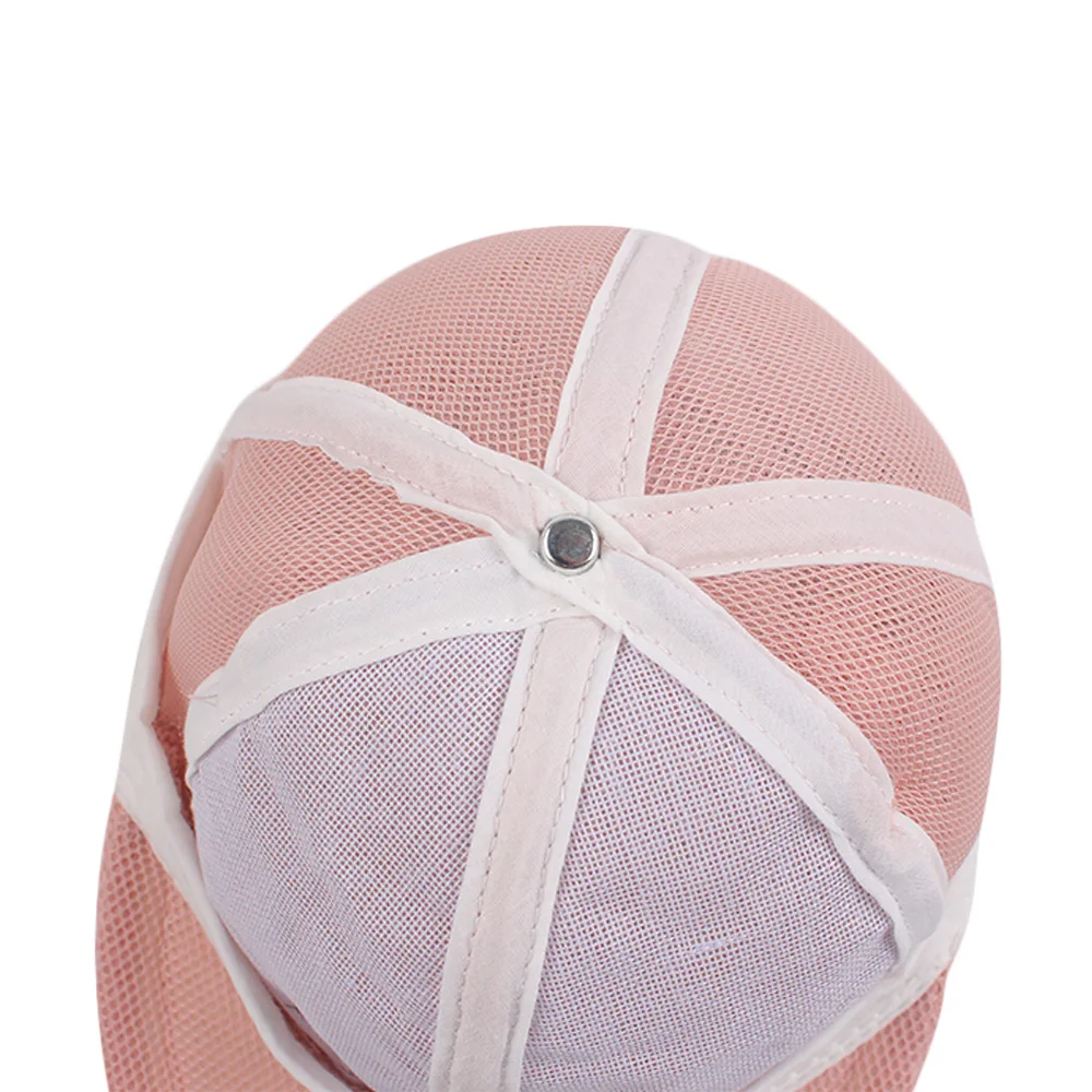 Bear Mesh Baby Infant Sun Baseball Hat Toddler Kids Boys Girls Summer Cool Caps Adjustable Size Cotton Absorbent Tape 2019 New Style (12)