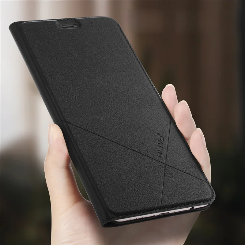

For Huawei Y6 Pro 2016 Case Huawei Enjoy 5 ALIVO Leather Flip Cover Phone Case for Huawei Honor 4C Pro Full Protective Cover