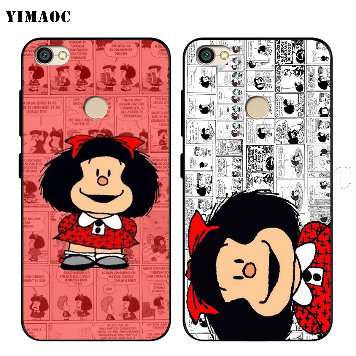 YIMAOC Mafalda мягкий чехол из термопластичного полиуретана для Xiaomi Redmi mi Note MAX 3 6 6A 7 mi 6 mi 8 9 se a1 a2 Pro Lite go pocophone f1
