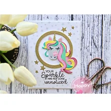 ФОТО Different Unicorn Animal Metal Cutting Dies Stencil for DIY Scrapbooking Paper Cards Making Decorative Crafts Diecuts  2018