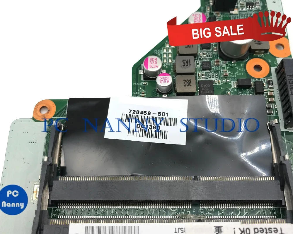 ПК Няня для HP Pavilion 15 E 17 Материнская плата ноутбука DA0R62MB6E0 720459 501 001 HM76 DDR3