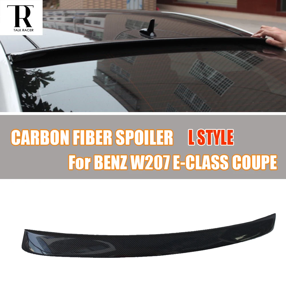 Задний спойлер W207 C207 из углеродного волокна на крышу окна для Benz E Class Coupe E200 E260 E300