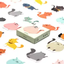 45 шт./упак. Kawaii закладки для книг, бумажные наклейки миньонов милые Кофе кошка шаблон учителя подарок школьные канцелярские принадлежности закладки